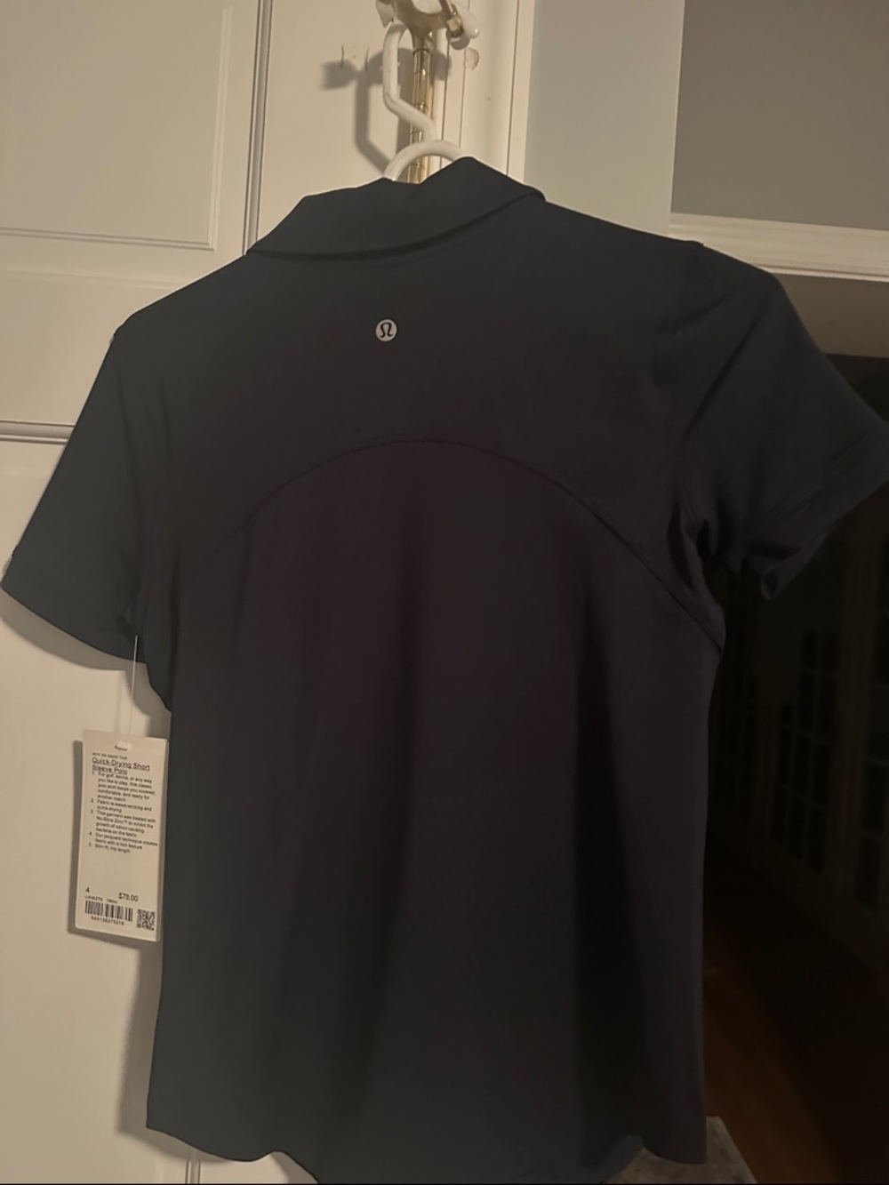 lululemon golf tennis Short Sleeve Polo Tee - navy - Picture 4 of 4